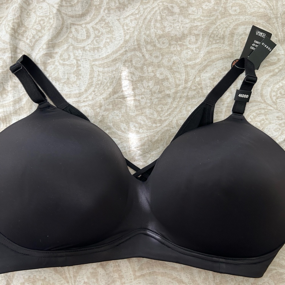 Torrid 360 Back Smoothing Push Up Wire Free Bra in Black - 46DDD - Picture 3 of 5